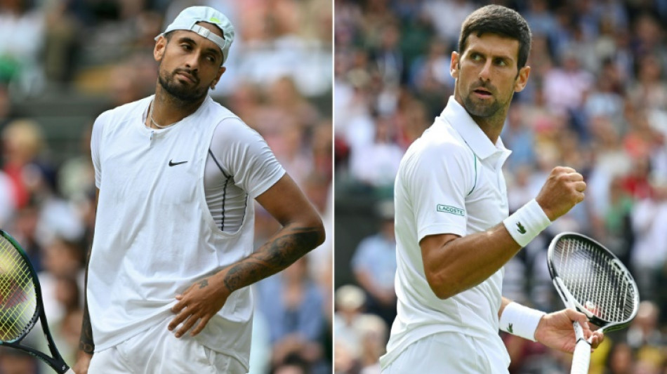 Wimbledon: Djokovic et Kyrgios au restaurant après la finale, le vainqueur paiera l'addition