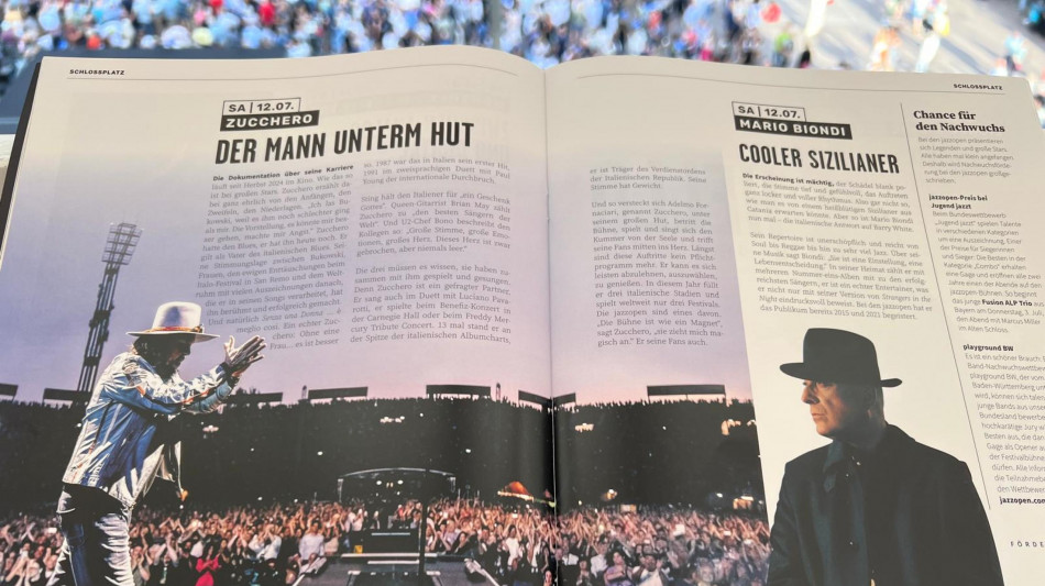 Zucchero e Mario Biondi al Jazzopen 2025 di Stoccarda
