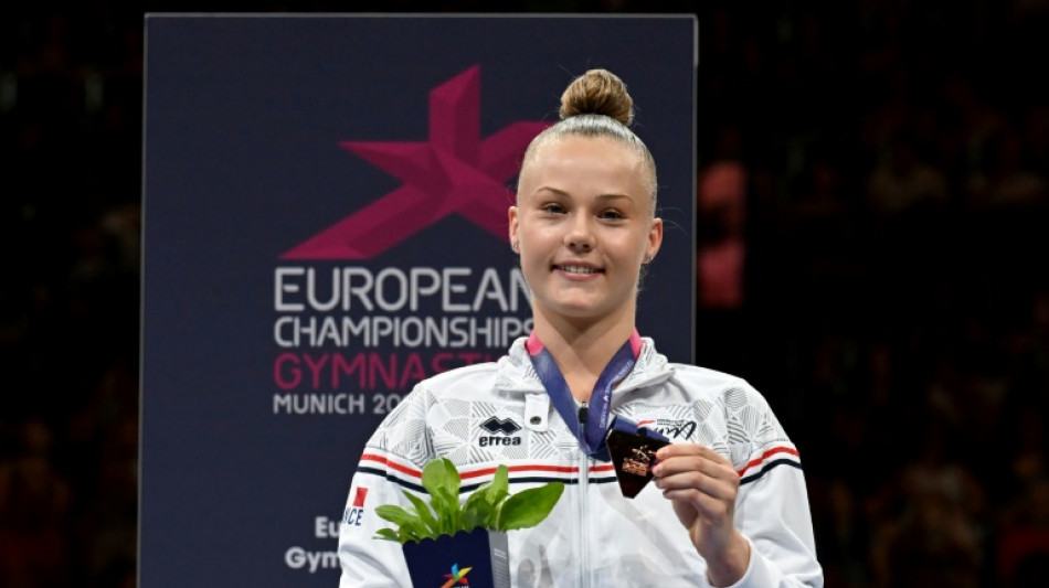 Euro de gymnastique: premi&egrave;re m&eacute;daille internationale pour Aline Friess, en bronze au saut