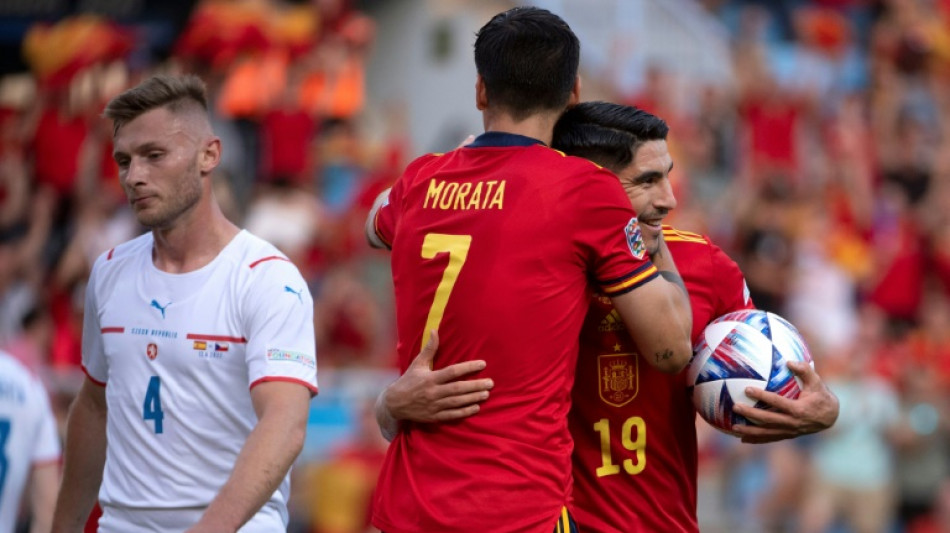 Ligue des Nations: l'Espagne domine la R&eacute;publique tch&egrave;que et bascule en t&ecirc;te