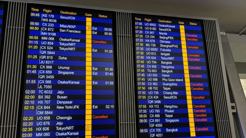 El tif&oacute;n Wipha golpea a Hong Kong con fuertes vientos y lluvias