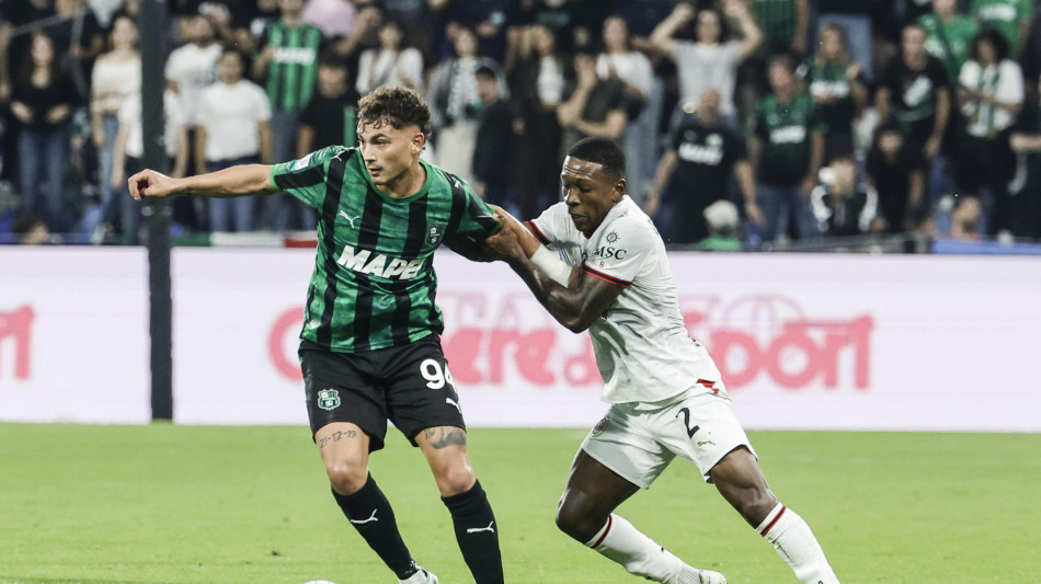  Serie A: il Sassuolo rallenta il Milan, 1-1 al Mapei 