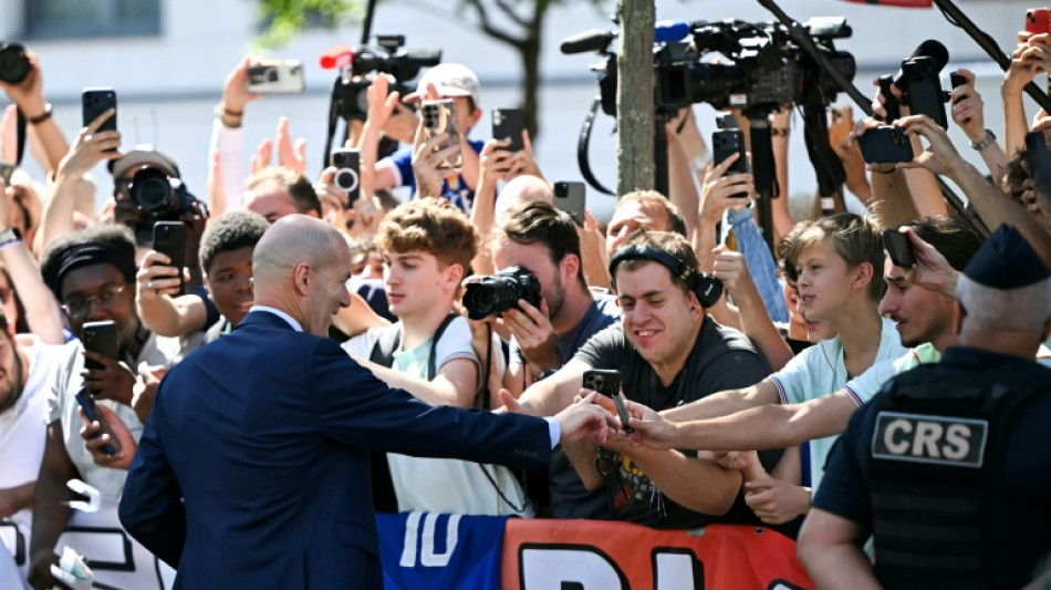  Fan favourite 'Zizou' soaks up acclaim after being named France coach 