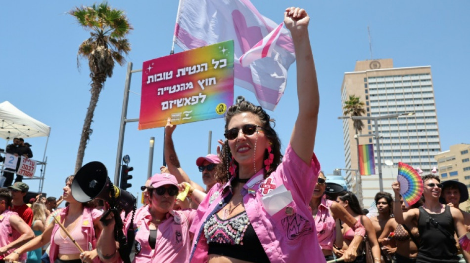  Erste Pride-Parade in Tel Aviv seit Hamas-Angriff am 7. Oktober 2023 