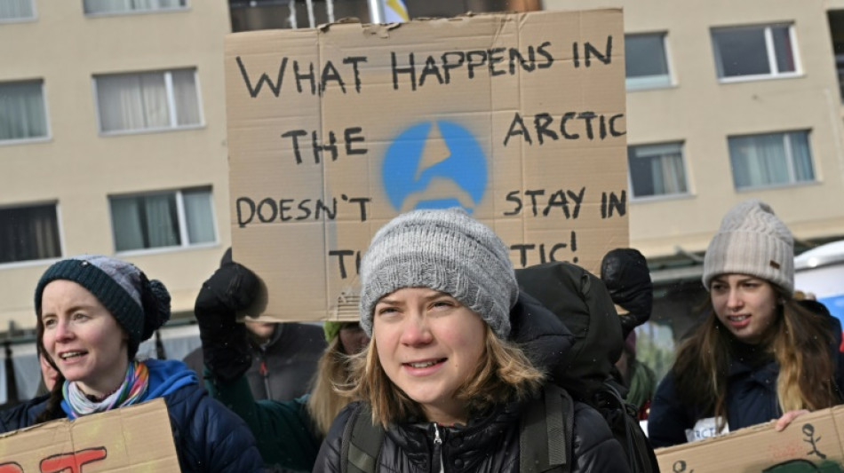 Thunberg und weitere Aktivisten fordern in Davos 