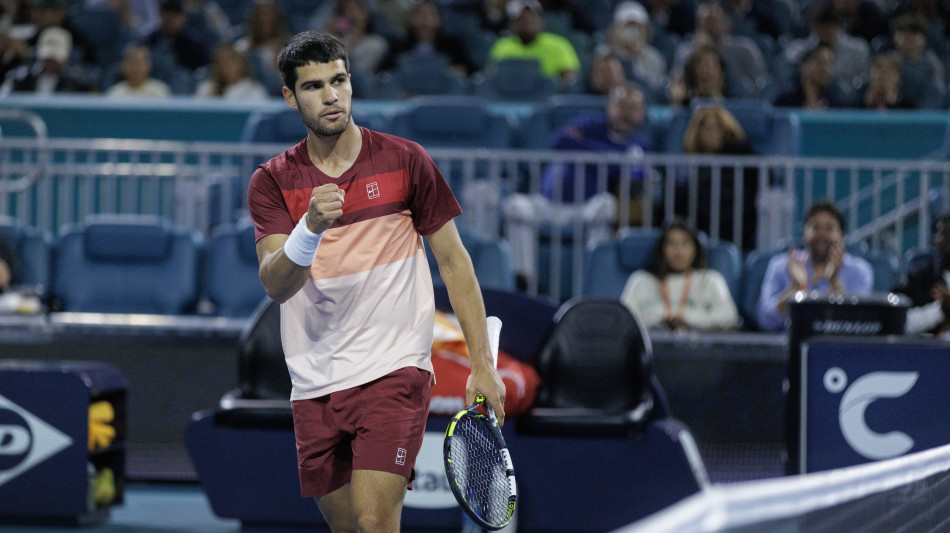 Tennis:Alcaraz, 'pressione per l'assenza di Sinner mi ha ucciso'