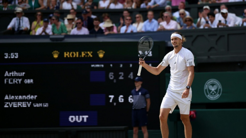  Tennis: Alexander Zverev bat la sensation britannique Arthur F&eacute;ry et jouera sa premi&egrave;re finale &agrave; Wimbledon 