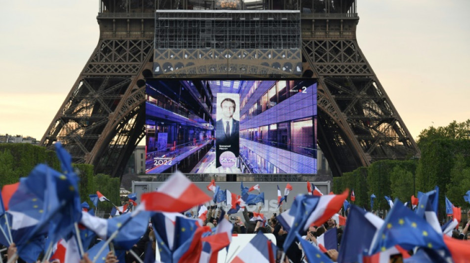 Hochrechnungen: Frankreichs Pr&auml;sident Macron wiedergew&auml;hlt 