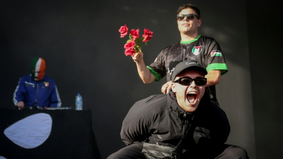 Rock en Seine: concert sous surveillance pour Kneecap, qui &eacute;voque sur sc&egrave;ne la situation &agrave; Gaza