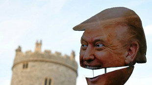Ativistas anti-Trump projetam fotos relacionadas com caso Epstein no castelo de Windsor