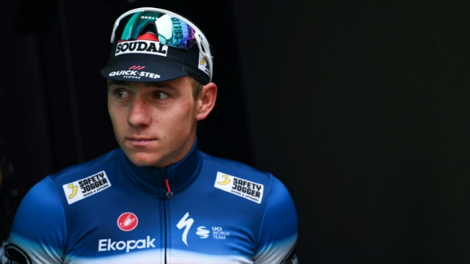 Cyclisme: Evenepoel se fracture la clavicule apr&egrave;s un accident &agrave; l'entra&icirc;nement