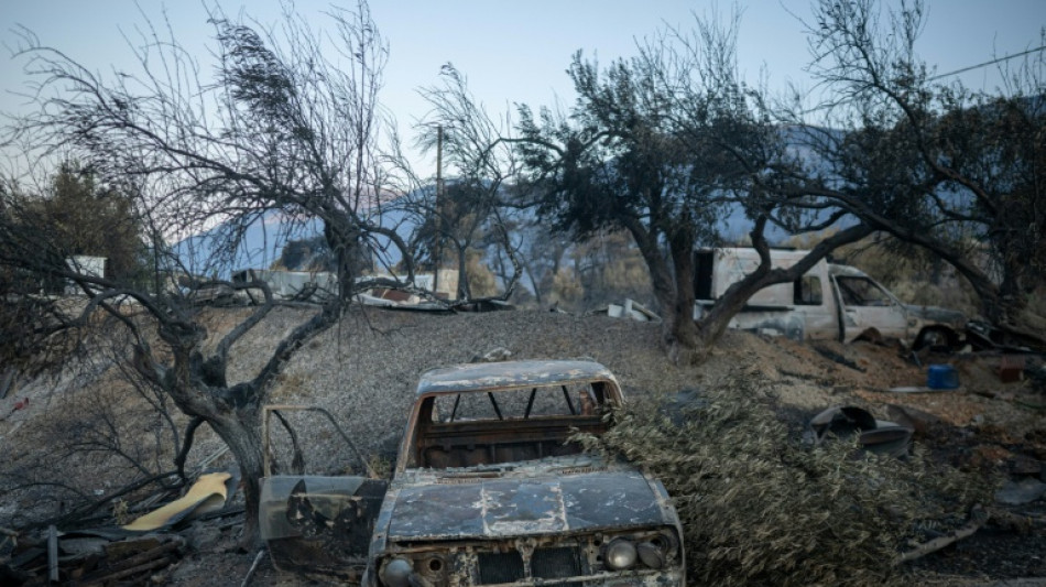  Erneut Waldbrand nahe Athen ausgebrochen - Dutzende Feuerwehrleute im Einsatz 