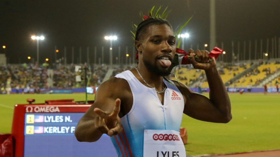 Athlétisme: premiers sprints gagnants pour Lyle et Thomas à Doha, la perche reportée