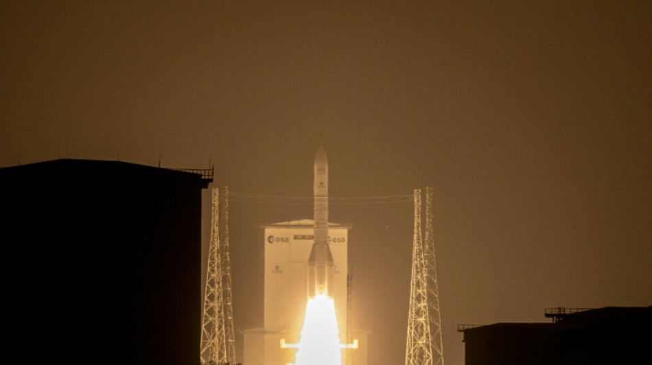  European rocket blasts off with Amazon internet satellites 