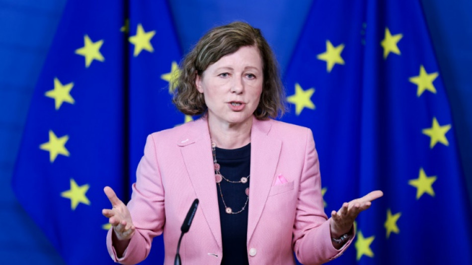 Twitter a choisi "la confrontation", d&eacute;plore la commissaire europ&eacute;enne &agrave; la transparence
