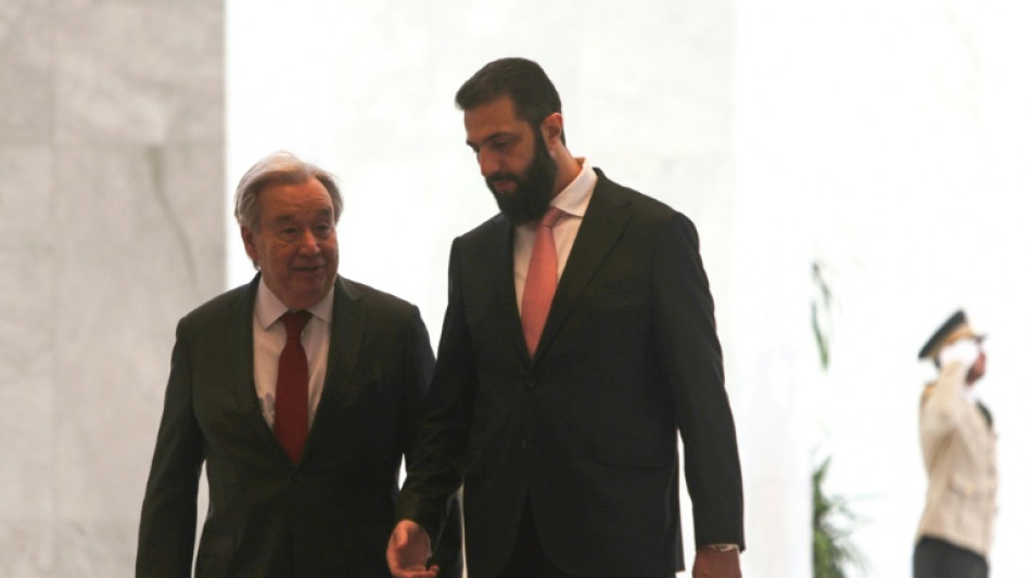  Guterres fordert bei Besuch in Damaskus Ende aller Syrien-Sanktionen 