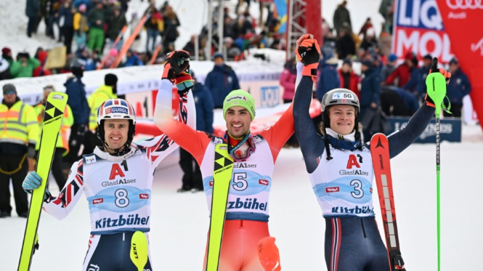 Switzerland's Yule wins Kitzbuehel slalom