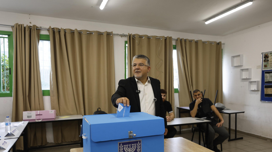  Capo Lista Unita araba, 'chi vuole alternativa a Netanyahu dovr&agrave; parlare con noi' 