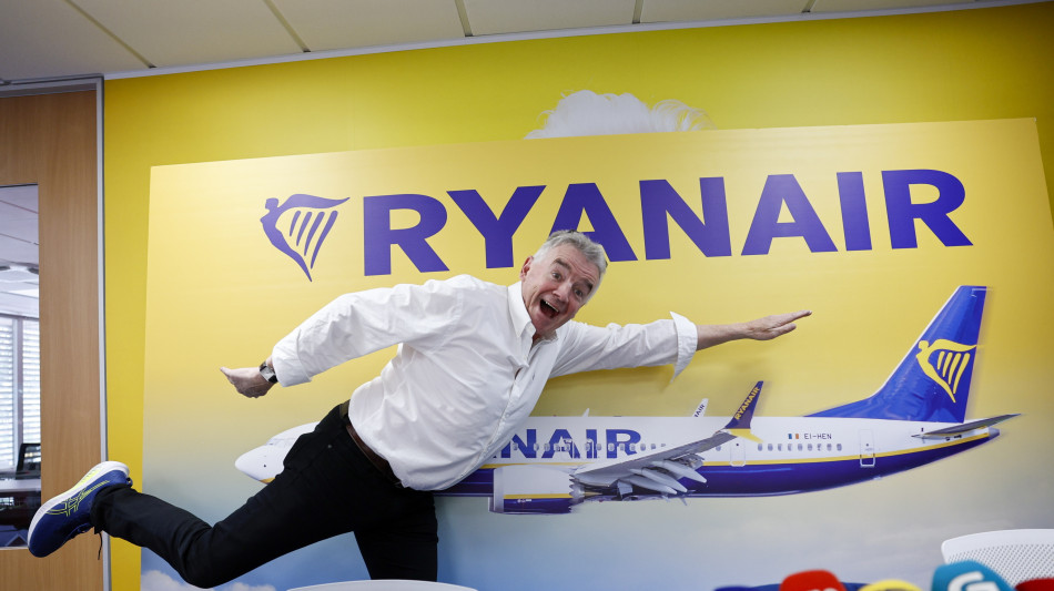 L'utile semestrale di Ryanair balza del 42% a 2,54 miliardi