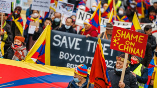 Des Tibétains dénoncent les "Jeux de la honte" devant le siège du CIO