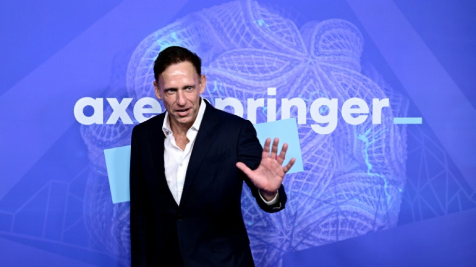  Umstrittener US-Investor Peter Thiel mit Axel-Springer-Preis ausgezeichnet 