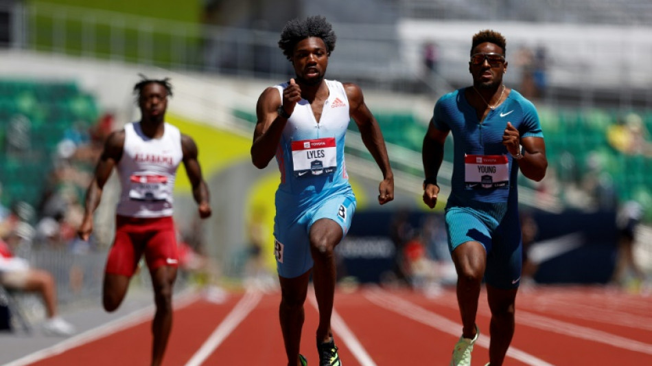 Athl&eacute;tisme: Lyles, Steiner et Benjamin en imposent aux Championnats am&eacute;ricains