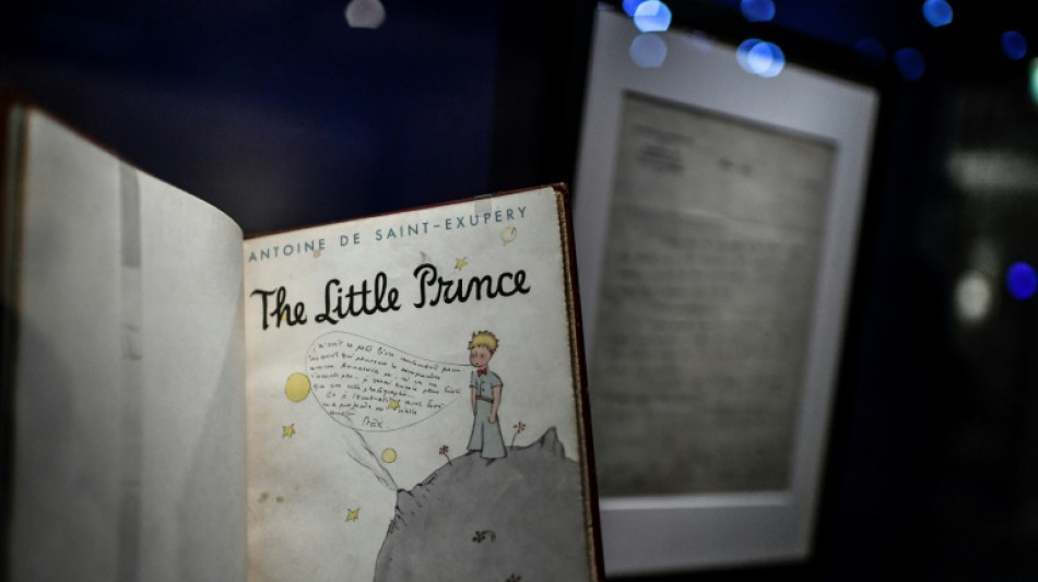 'Little Prince' manuscript visits France for first time