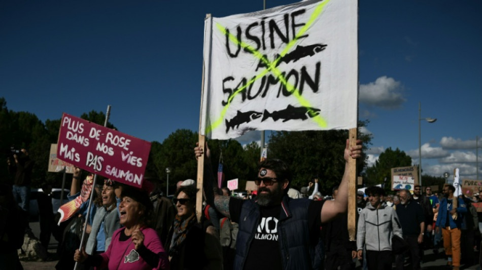  Au Verdon, la m&eacute;gaferme terrestre &agrave; saumons c'est "NON" pour une foule d'opposants 