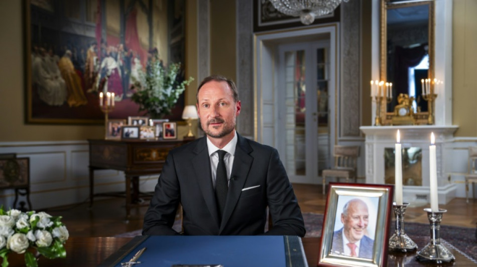  Norwegens neuer K&ouml;nig Haakon VIII. w&uuml;rdigt verstorbenen Vater in erster Rede 