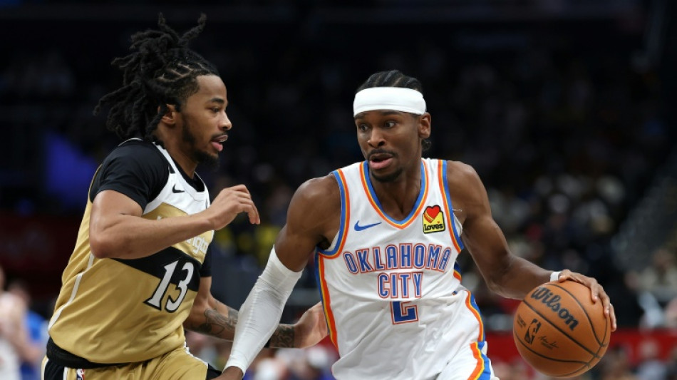  Gilgeous-Alexander scores 40, LeBron breaks NBA appearance record  