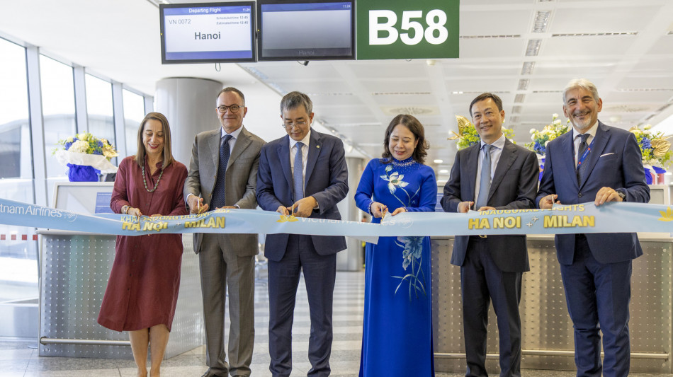 A Malpensa il primo collegamento tra l'Italia e il Vietnam