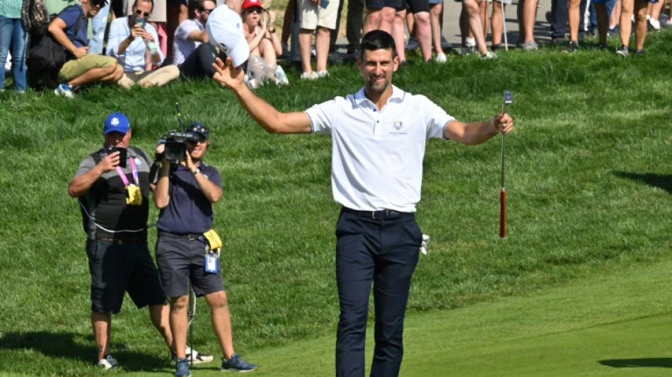 Ryder Cup: Djokovic gewinnt auch beim Golfen
