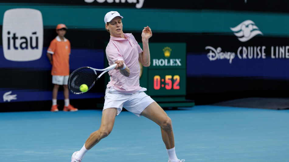  Tennis: Sinner, "Con Zverev partita dura, andare in finale &egrave; importante per me" 