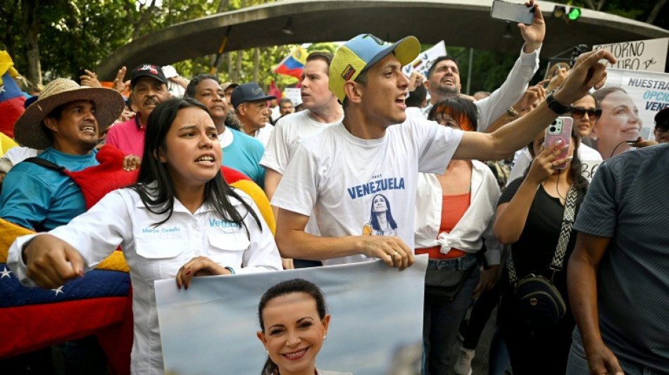  Tausende fordern in Venezuela R&uuml;ckkehr von Oppositionspolitikerin Machado 