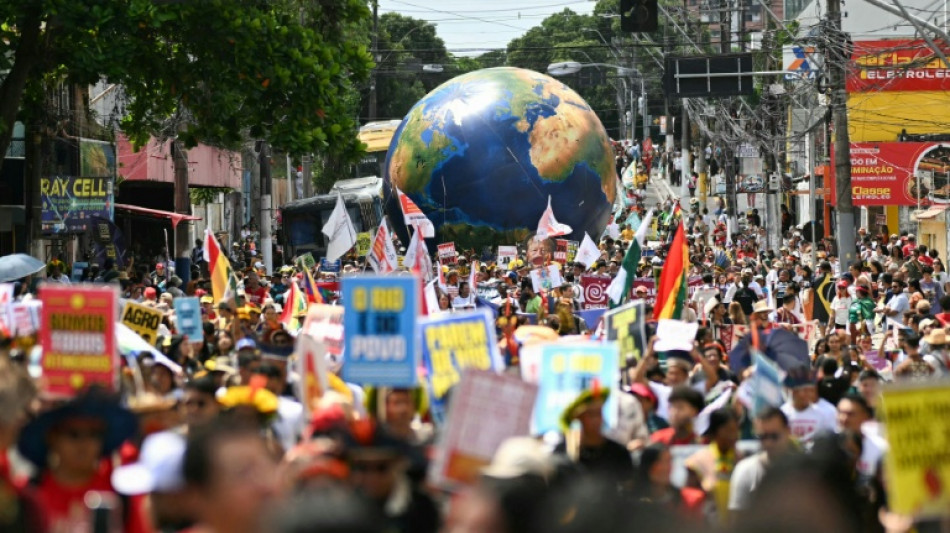 Massive march in Brazil marks first big UN climate protest in years