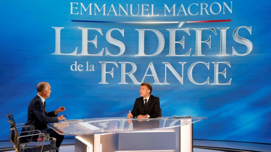 Pr&egrave;s de 5 millions de t&eacute;l&eacute;spectateurs en moyenne pour Macron sur TF1