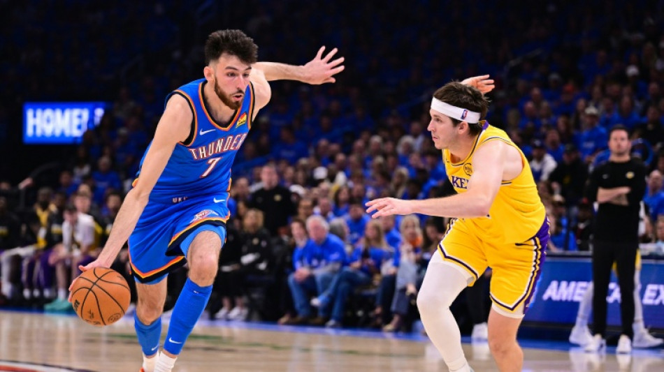  Thunder overpower Lakers, Pistons down Cavs 