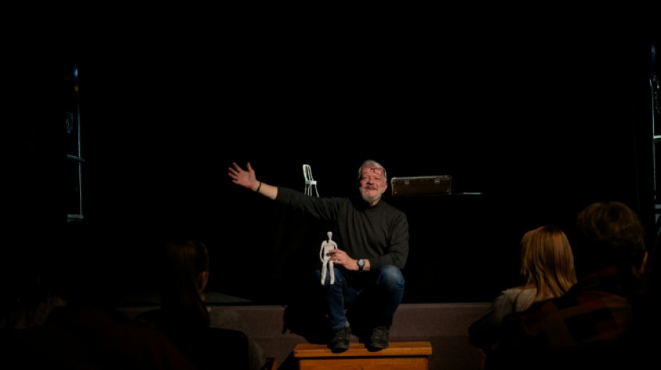  Ukraine veteran stages puppet shows to honour killed soldiers 