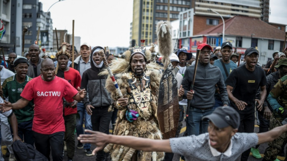  Thousands march to demand illegal migrants leave South Africa 
