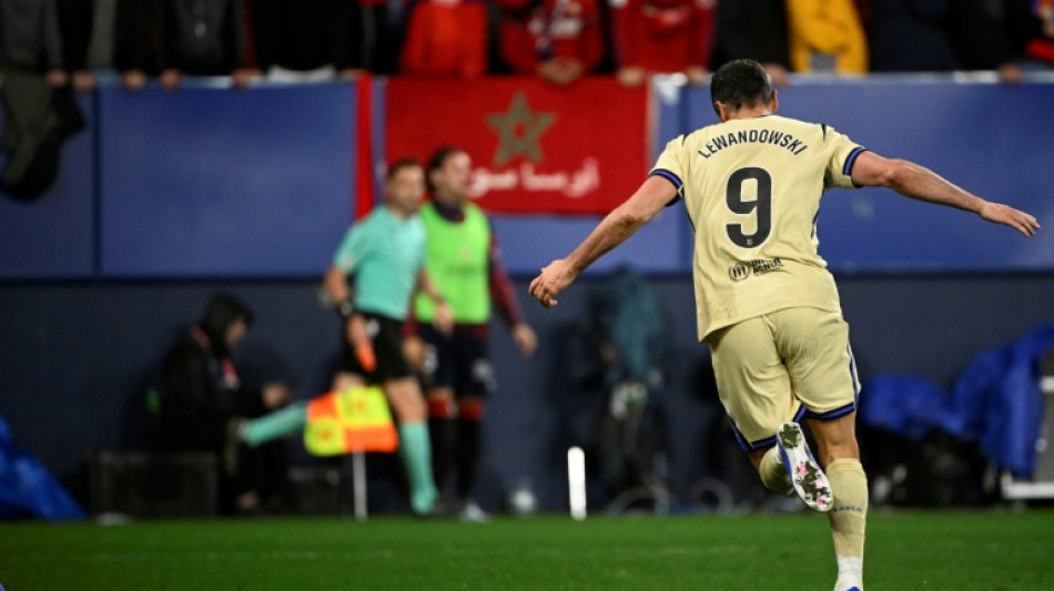  Barcelona on verge of La Liga title defence with win at Osasuna 
