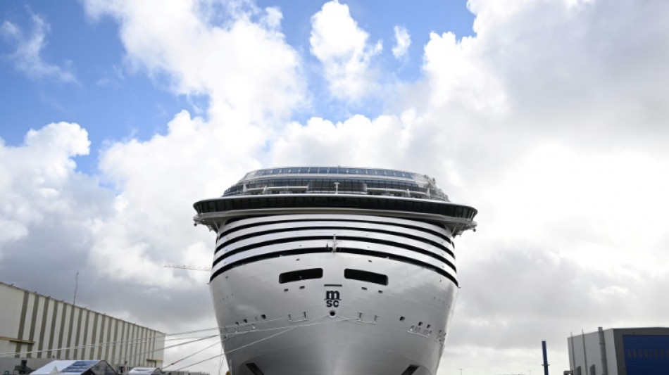 Le premier paquebot au gaz construit en France, livr&eacute; &agrave; Saint-Nazaire