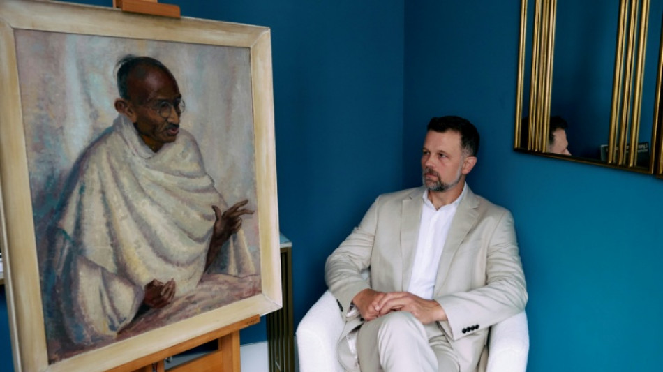 Rare Gandhi portrait smashes estimate to sell for nearly &pound;153,000