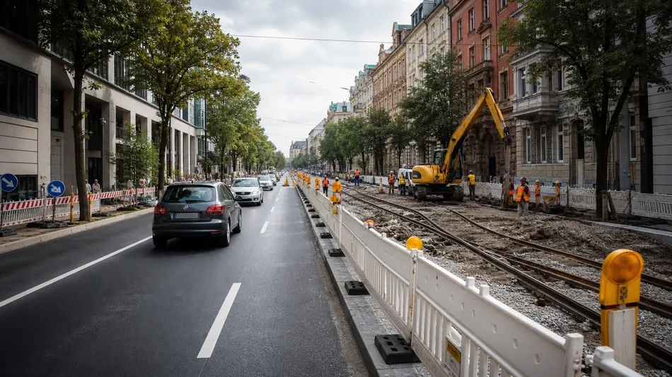  Neue Gleisarbeiten am Leipziger Waldplatz bringen Umleitungen 