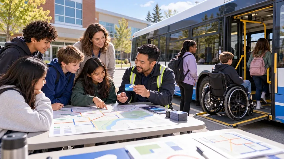  Lethbridge students learn how city transit and transportation systems work 