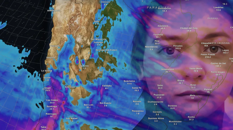  Tormentas y lluvias en el centro y este de Argentina: zonas con mayor precipitaci&oacute;n 