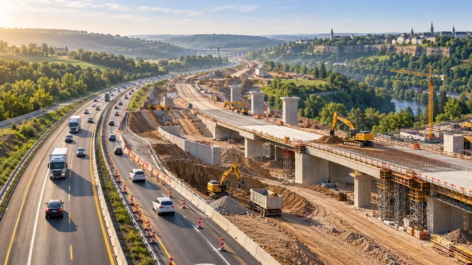  Ausbau der B7 zwischen Colmar-Berg und Ettelbr&uuml;ck beginnt 