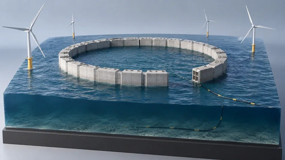 Belgium completes outer structure of offshore energy island 