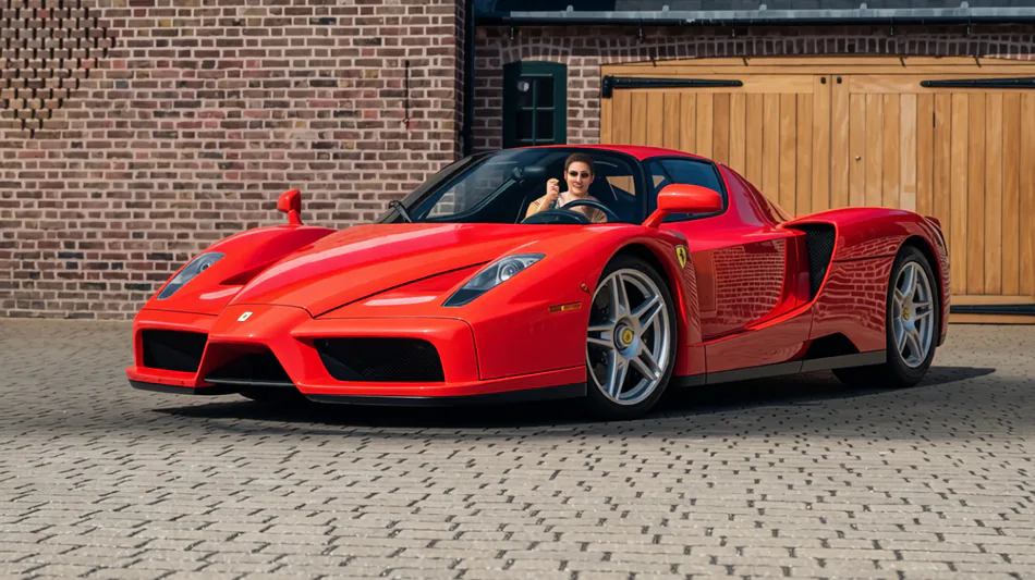  Ferrari Enzo e o pedal de trav&atilde;o ajust&aacute;vel 
