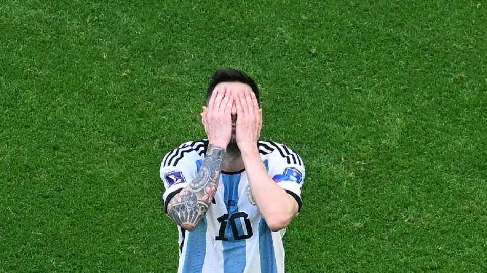 Mondial: nouvel épisode sombre de l'histoire tourmentée de Messi avec la Coupe du monde