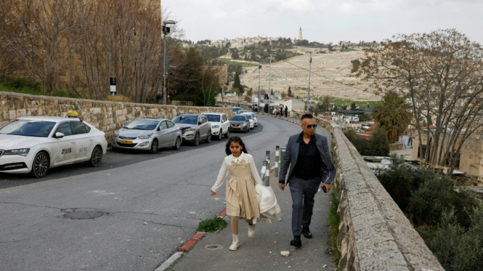  Einschlag von Geschoss im j&uuml;dischen Viertel der Altstadt von Jerusalem 